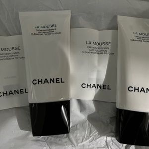 Chanel La Mousse Cleansing Cream to Foam 5oz (2x)
